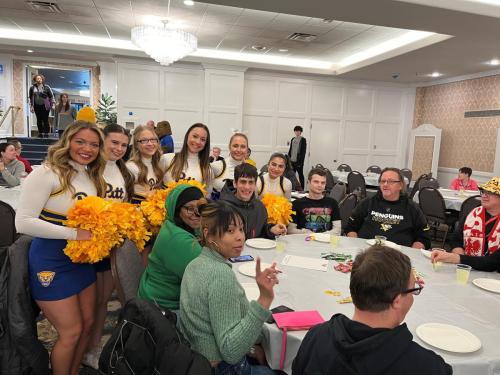 Pitt-Cheerleaders-with-Special-Needs-Table-2024-Sports-Luncheon