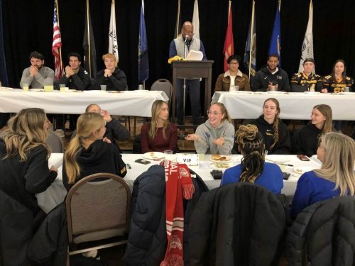 Athletes-on-Dais-and-Pitt-athletes-at-VIP-Table